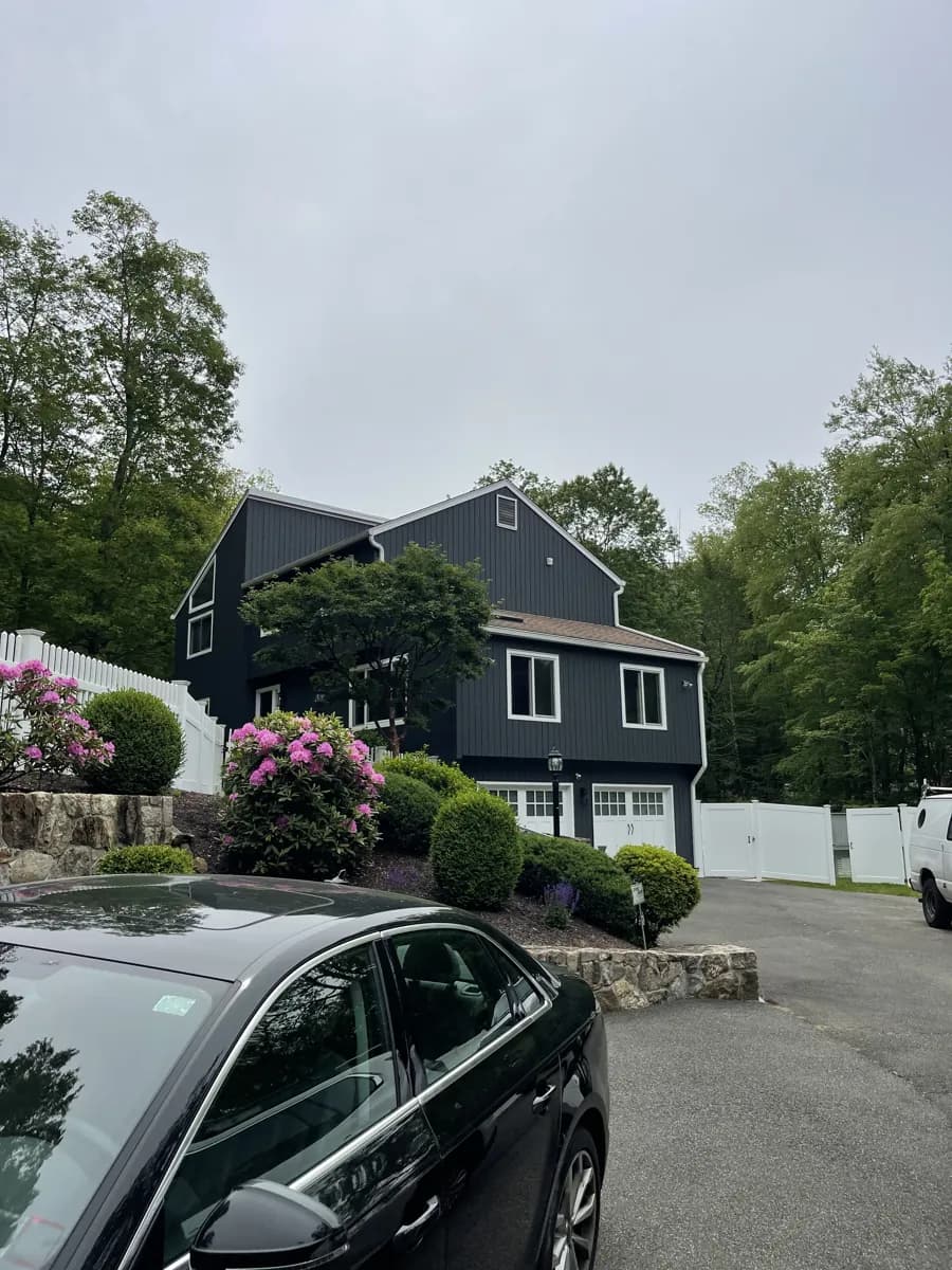 Exterior painting project near New Milford, CT
